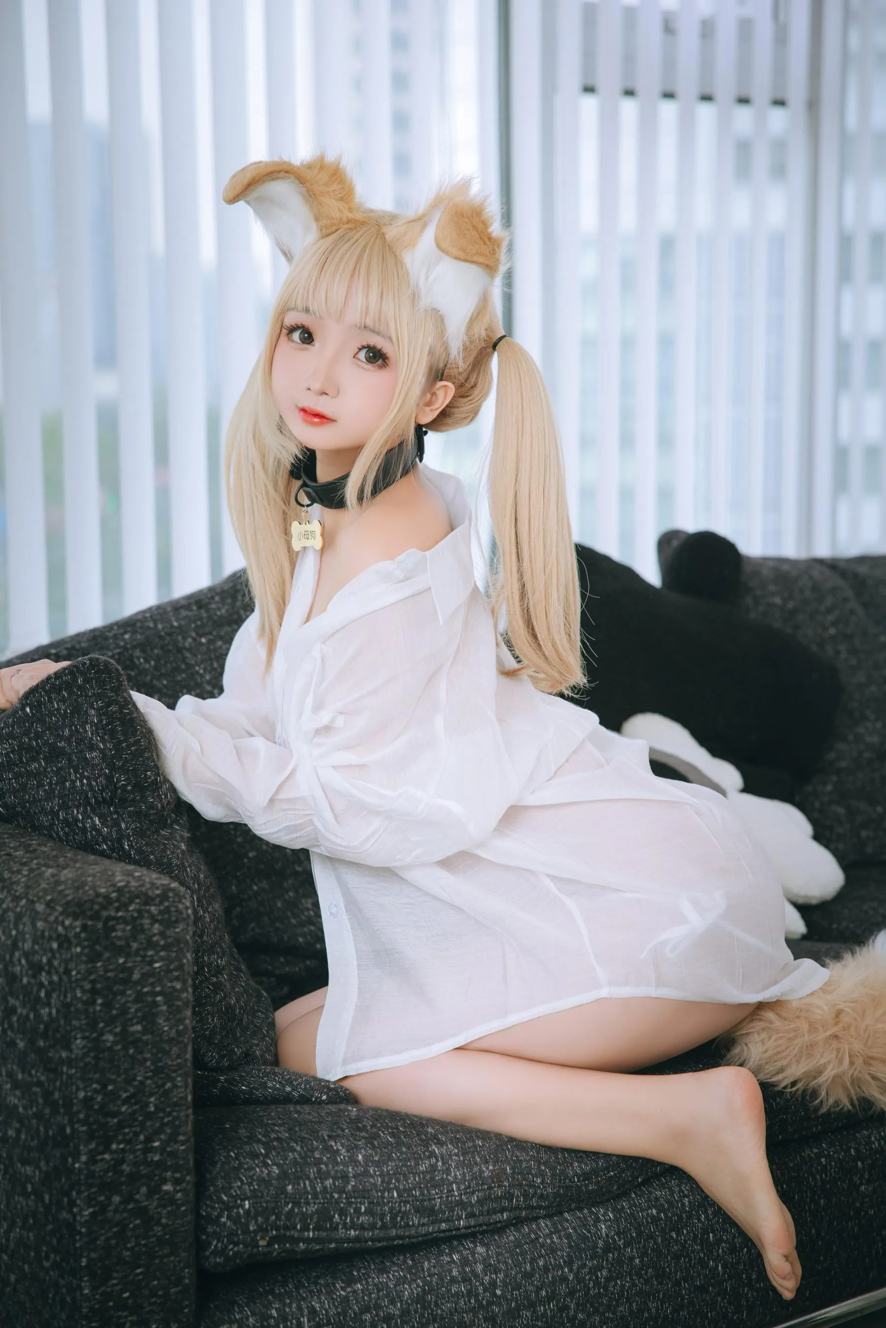 日奈娇 – NO.67 衬衫小狗 [50P]插图6